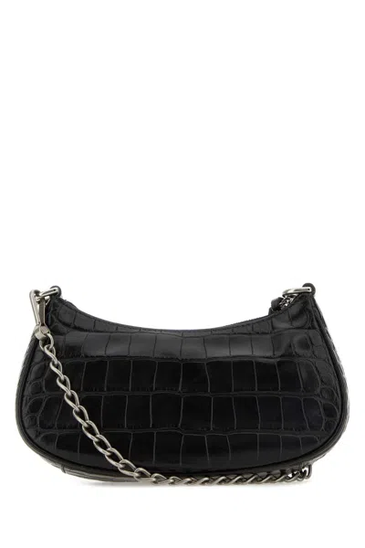Balenciaga Borsa Le Cagole Mini Con Catena Da Donna In Nero In Black