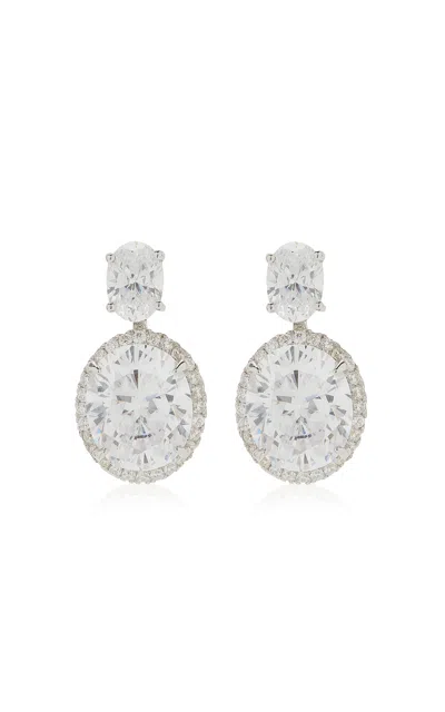 Anabela Chan Diamond Celestial Halo 18k White Gold Diamond Earrings