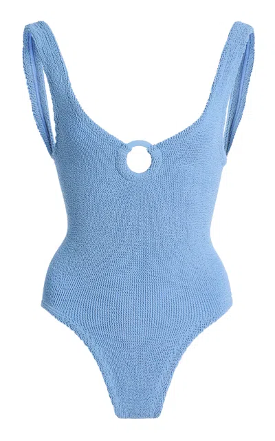 Hunza G Celine One-piece Swimsuit In Blue