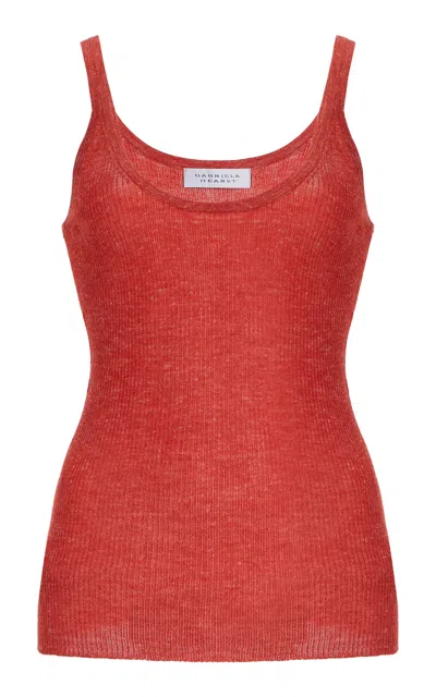 Gabriela Hearst Cinxia Cashmere; Silk And Hemp Tank Top