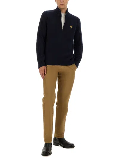 Belstaff Watch Rollneck Jumper In Blue