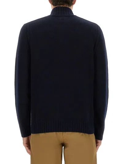Belstaff Watch Rollneck Jumper In Blue