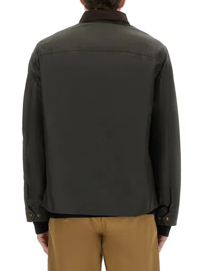 Belstaff Jacket Long Sleeve Chest Pocket In Black