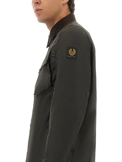 Belstaff Jacket Long Sleeve Chest Pocket In Black