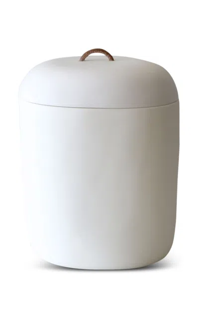 Tina Frey Designs Cuadrado Resin Lidded Ice Bucket In White