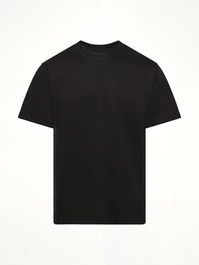 Sacai Black Cotton Jersey T-shirt