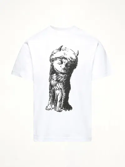 Sacai Where The Wild Things Are T-shirt In White