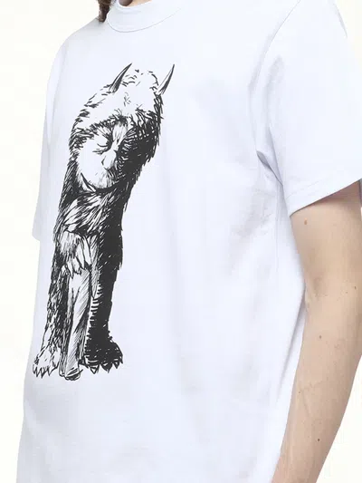 Sacai Where The Wild Things Are T-shirt In White