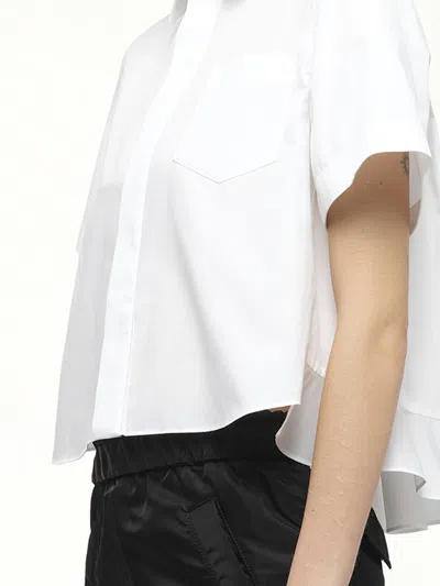 Sacai Thomas Mason Poplin Shirt