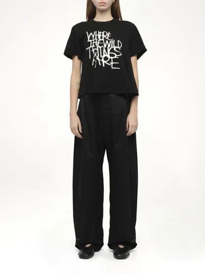 Sacai Women's Where The Wild Things Are Cotton Jersey T-shirt