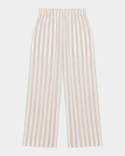 Simkhai Arden Stripe Pull-on Pants In Neutral