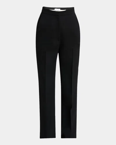 Givenchy Classic Straight-leg Tuxedo Pants In Black
