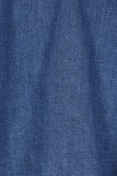 Alaïa Alaia Women Spiral Skirt In Denim In Blue