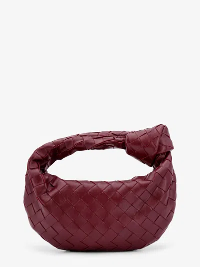 Bottega Veneta Women Mini Jodie Leather Handbag With Intrecciato Motif
