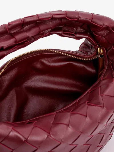 Bottega Veneta Women Mini Jodie Leather Handbag With Intrecciato Motif