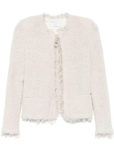 Iro Shavani Cotton Jacket In Neutral