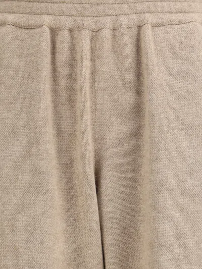 Brunello Cucinelli Ribbed Cuffs Cashmere Pants