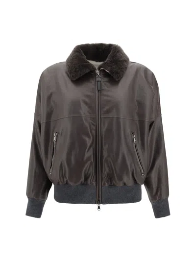 Brunello Cucinelli Leather Jacket