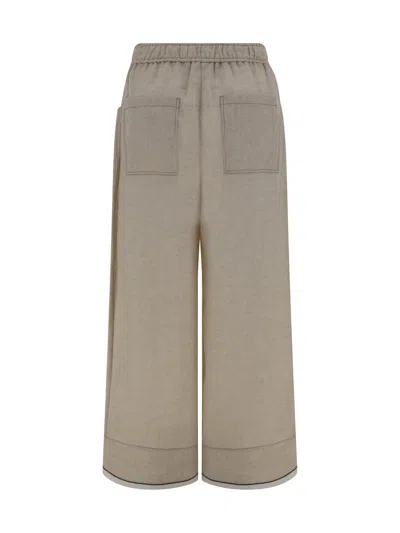 Brunello Cucinelli Pants With Embellishments