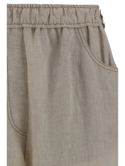 Brunello Cucinelli Pants With Embellishments