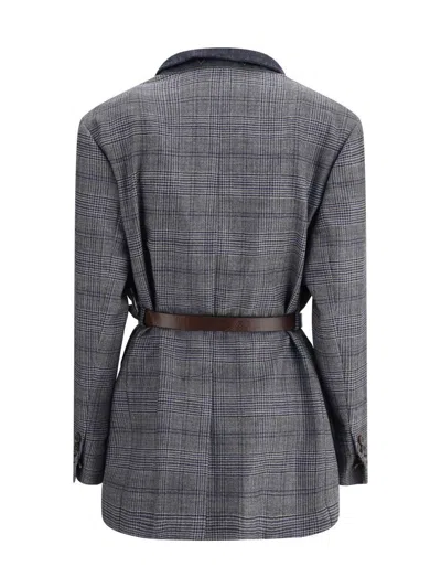 Brunello Cucinelli Blazer  Woman Color Blue