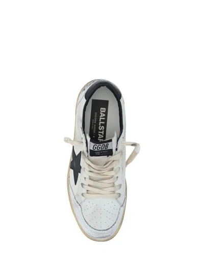 Golden Goose Ballstar Nappa Upper Leather Star And Heel Crack Toe And Spur