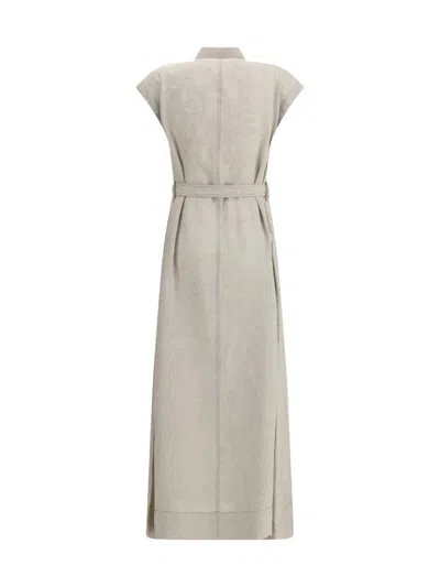 Brunello Cucinelli Women Long Linen Dress
