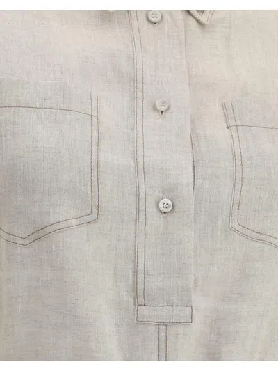 Brunello Cucinelli Women Long Linen Dress