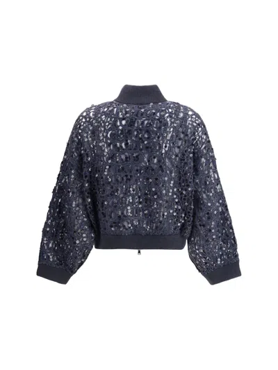 Brunello Cucinelli Women Sequined Cardigan