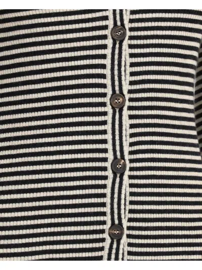 Brunello Cucinelli Women Striped Cardigan