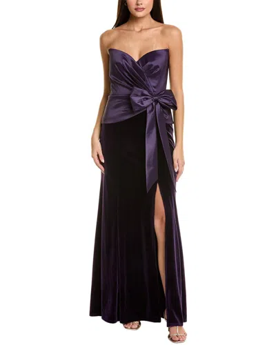 Tadashi Shoji Gown In Purple