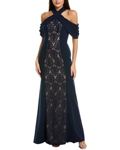 Tadashi Shoji Gown In Blue