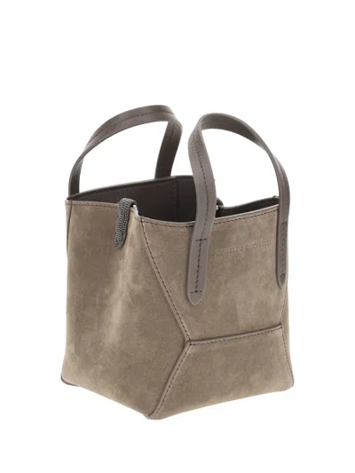 Brunello Cucinelli Women Suede Shoulder Bag