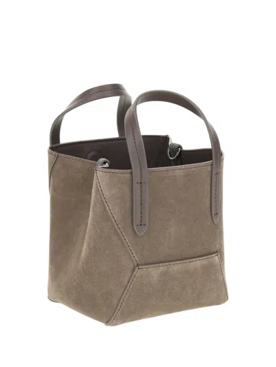Brunello Cucinelli Women Suede Shoulder Bag