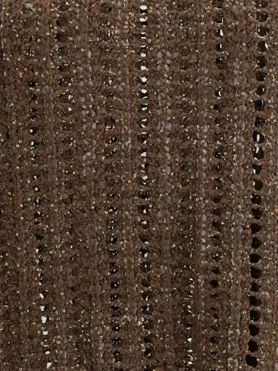 Brunello Cucinelli Women Sweater In Perforated Knit