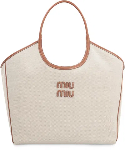 Miu Miu Canvas Tote