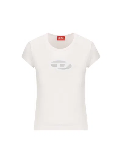 Diesel T-shirt And Polo Shirt In White