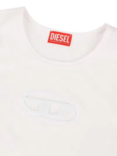 Diesel T-shirt And Polo Shirt In White