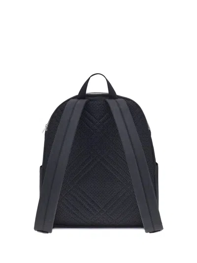 Burberry Black Backpack With Spacious Design And Padded Straps