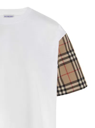 Burberry Regular Logo T-shirt In White
