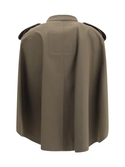Burberry Women Cotton Cape In Brown