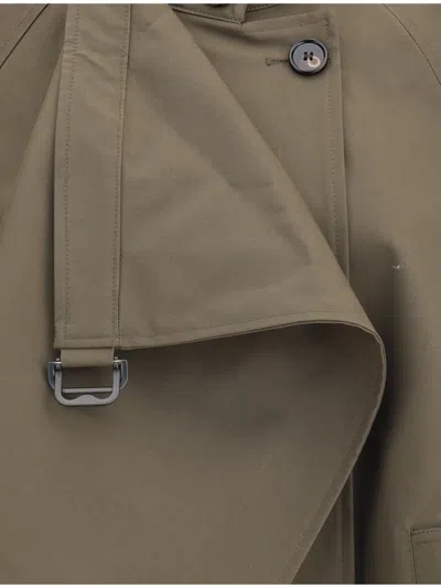 Burberry Women Cotton Cape In Brown