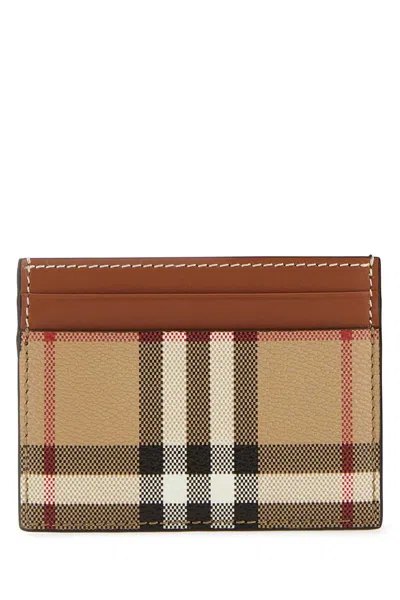 Burberry Women Printed Canvas Cardholder In Multi