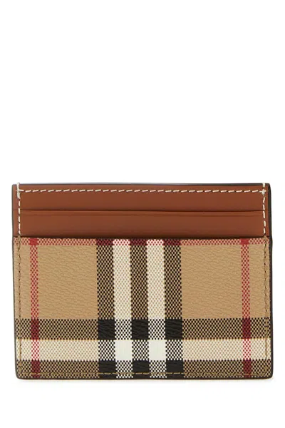 Burberry Women Printed Canvas Cardholder In Multi