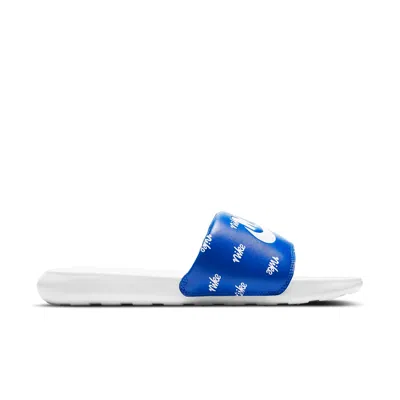 Nike Victori One Printed Slide 'all-over  Print' In Blue