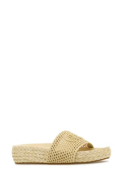 Chloé Chloe Women Cream Isla Slippers