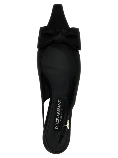 Dolce & Gabbana Satin Slingback Pumps