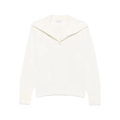 Brunello Cucinelli Women Sweater In White