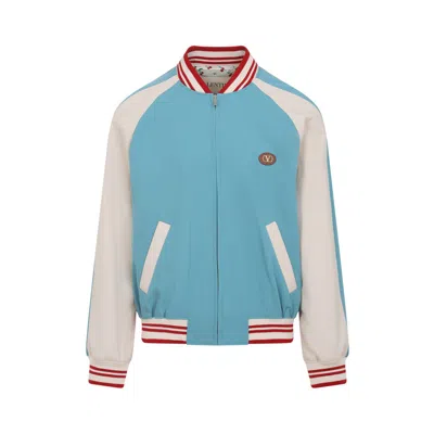 Valentino Le Chat De La Maison Wool Bomber Jacket In Multi