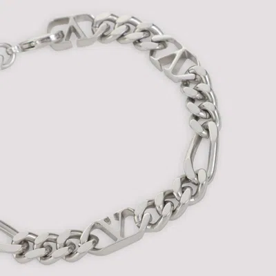 Valentino Garavani Vlogo Signature Metal Bracelet In Metallic